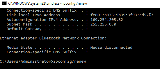 err_connection_reset all browsers 
