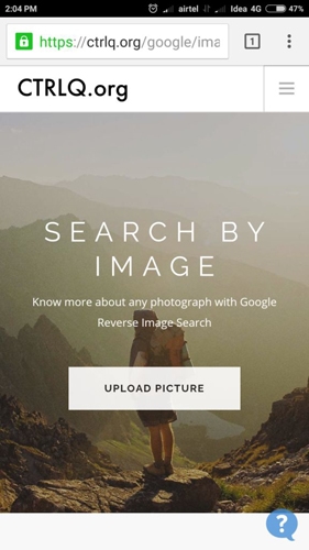 how to do a reverse image search mobile